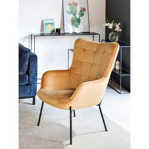 Fauteuil a dossier ambiance cocooning