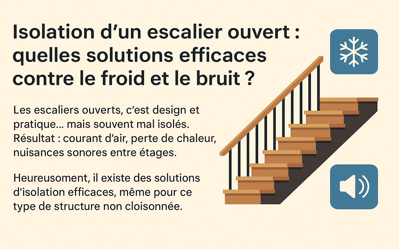 isoler un escalier ouvert