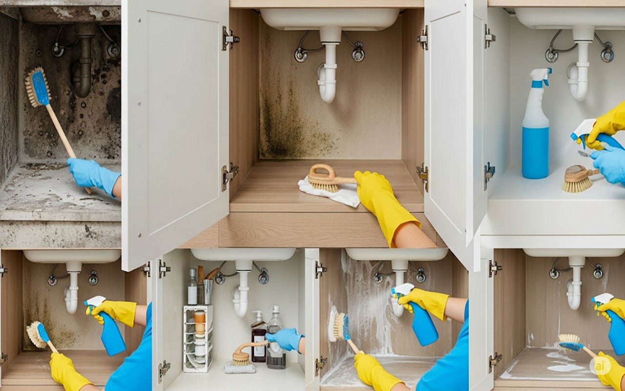 traiter odeurs désagréables dans votre placard sous l’évier