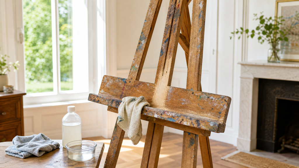 Comment nettoyer un chevalet de peinture ?