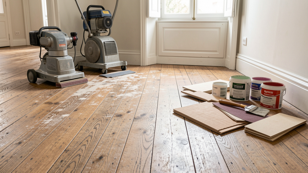 parquet ancien briller