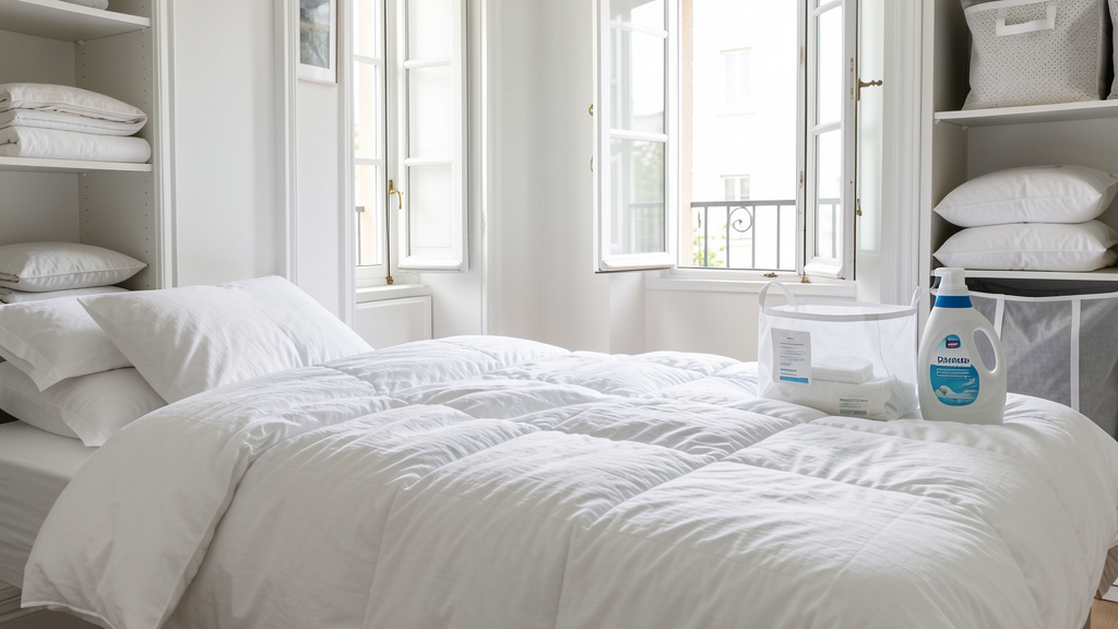 Entretenir sa couette : conseils simples pour la garder fraîche, gonflante et durable